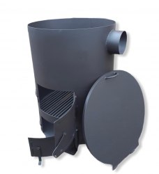 Печь - бочка для сжигания мусора "Смуглянка" 200 БП 3 мм (Pionehr)
