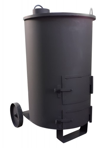 Печь - бочка для сжигания мусора УСМ 150 (4мм) (Pionehr)