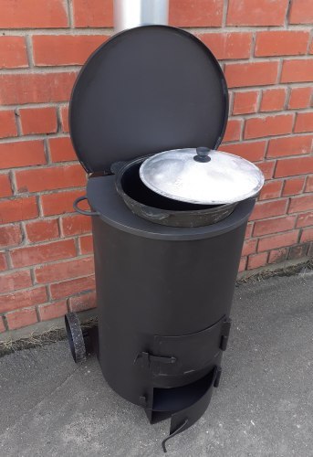 Печь - бочка для сжигания мусора "МаУгли" УСМ 150 (4мм)