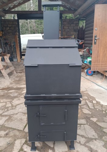 Печь для сжигания мусора Уголек-400 4мм (Pionehr)