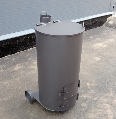 Печь - бочка для сжигания мусора Золушка 300 4 мм Пионэр