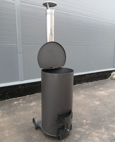 Печь - бочка для сжигания мусора Золушка 300 4 мм Пионэр