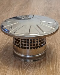 Искрогаситель дымохода мусоросжигателя D-150 Нерж.