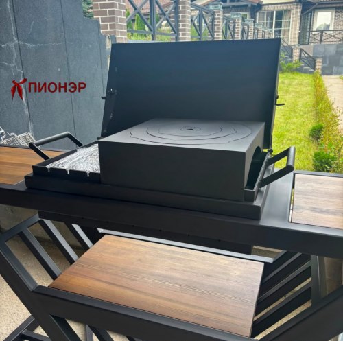 Мангал СМ-5 П в стиле Loft Пионэр