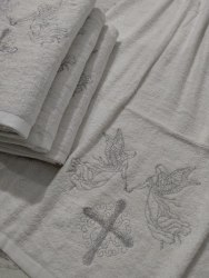 Крыжма-полотенце махровая для крещения, размер 70*140 (артикул 1170)