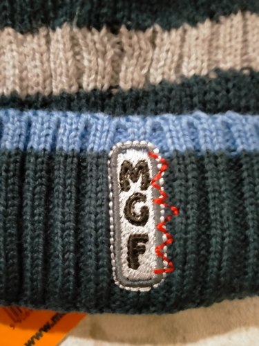 Вязаный зимний комплект для мальчиков - шапочка на флисовом подкладе и шарф, возраст 3-5 лет (артикул 1204-02)