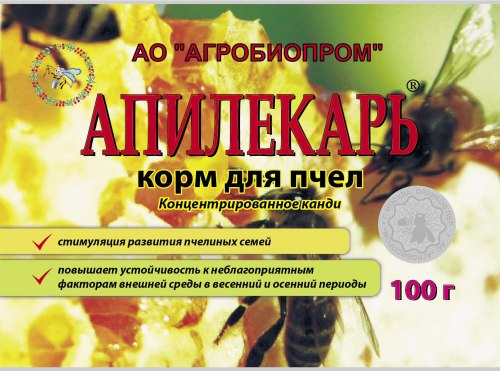Апилекарь - подкормка ЗАО «Агробиопром»