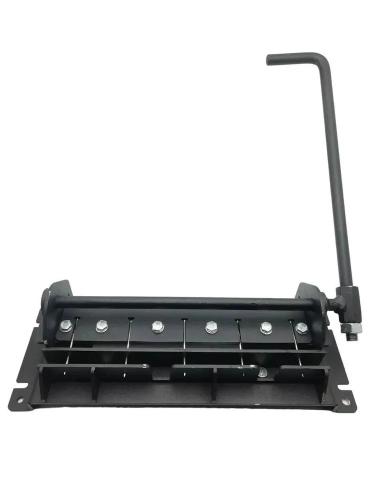 Дырокол для пчелиных рамок на 5 отверстия (черный металл)крашеный