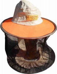 Шляпа пчеловодная "Подарочная" тюль по кругу