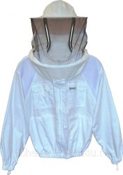 Куртка "Комфорт +" с натурального хлопка белый