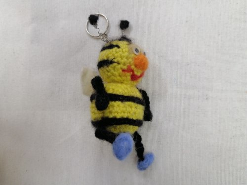Пчелка - брелок мягкая игрушка
