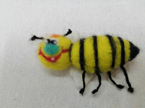Пчелка- брелок мягкая игрушка