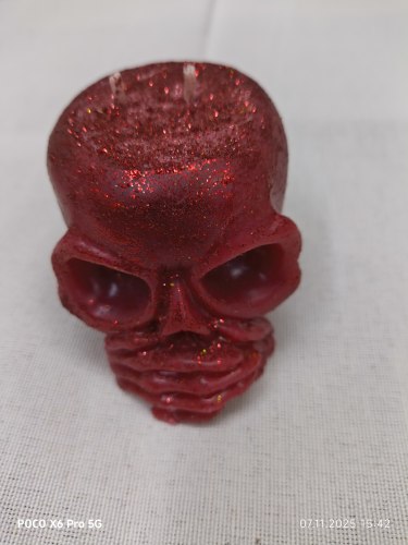 Свеча Череп 1 и набор 1+2