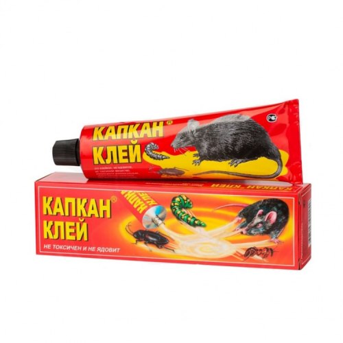 Клеевая ловушка КАПКАН, клей для крыс, мышей мелких насекомых (135г.)