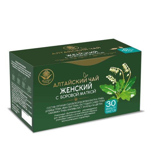 "Алтайский чай" женский с боровой маткой, ф/п, 1,5 г, 30 шт.