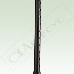 Костыль локтевой телескопический для взрослых с регулируемыми по высоте нижними и верхними секциями с устройством против скольжения (УПС)