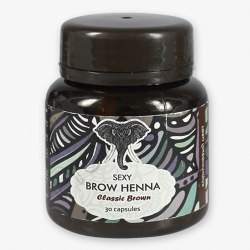 Хна для окрашивания бровей 30 капсул по 6 гр. - Brow Henna Sexy Henna Brow Коричневая
