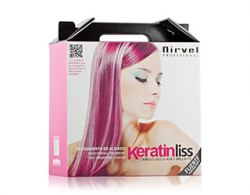 Набор для кератинового выпрямления волос Nirvel Professional Pack Keratin Liss