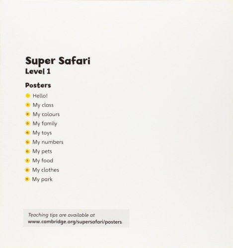 Super Safari 1 Posters (10) Cambridge University Press / Плакати