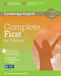 Complete First for Schools Workbook with answers with Audio CD Cambridge University Press / Робочий зошит