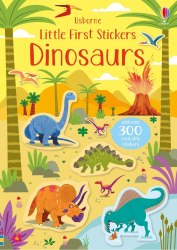 Little First Stickers: Dinosaurs Usborne / Книга з наклейками