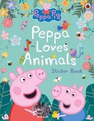 Peppa Pig: Peppa Loves Animals Sticker Book Ladybird / Книга з наклейками