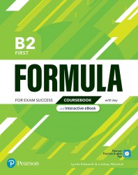 Formula B2 First Coursebook + Interactive eBook + key + App Pearson / Підручник з відповідями