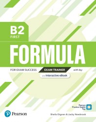 Formula B2 First Exam Trainer + Interactive eBook + Key + Digital Resources + App Pearson / Підручник з відповідями