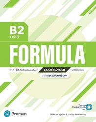 Formula B2 First Exam Trainer without key + Interactive eBook + Digital Resources + App Pearson / Підручник без відповідей