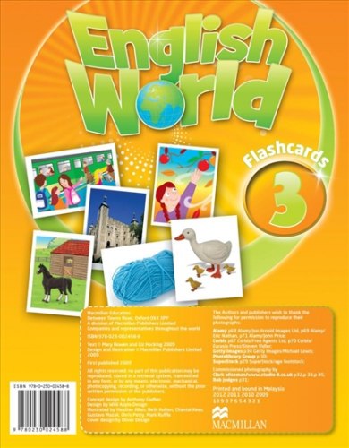 English World 3 Flashcards Macmillan / Flash-картки