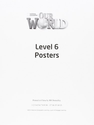 Our World 6 Poster Set National Geographic Learning / Плакати