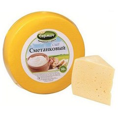 Сыр Сметанковый 45% жирности