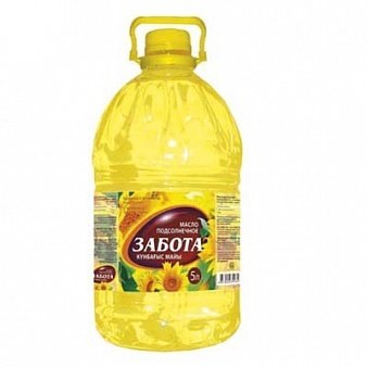 Масло подсолнечное рафинированное Желтый Домик 5 литров