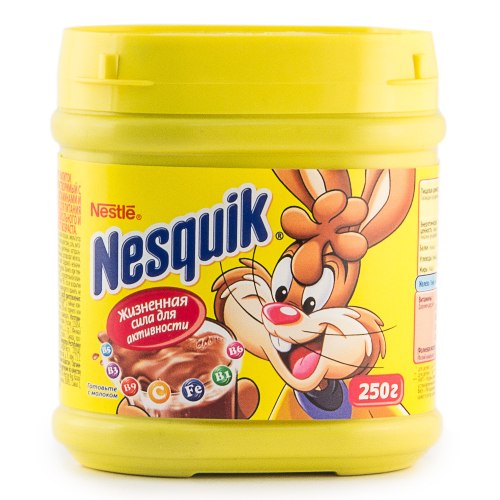 Какао Nestle Nesquik 250, 500 гр.