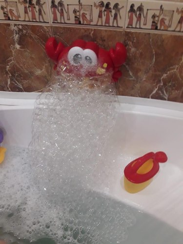Набор для ванны "Веселый краб" с мыльными пузырями