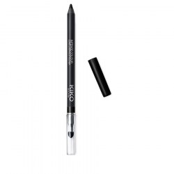 Стойкий гладкоскользящий карандаш для глаз KIKO MILANO Intense Colour Long Lasting Eyeliner - 16 черный