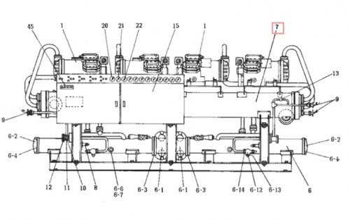 Запчасть DAIKIN 0437974 CONDENSER ASS'Y DGX4041-1