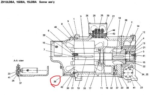 Запчасть DAIKIN 0445331 MOTOR (45kw) 380-415V