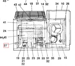 Запчасть DAIKIN 0502342 CONDENSER CA-UATY05J