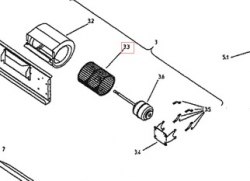 Запчасть DAIKIN 0591133 FAN ROTOR FWHM-A