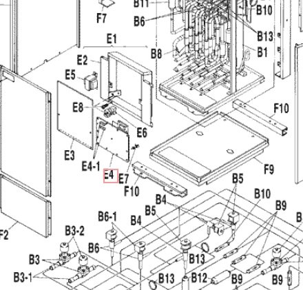 Запчасть DAIKIN 0820297 P.C.B. EB9685 BR3KV1