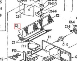 Запчасть DAIKIN 0906139 HEAT EXCHANGE ELEMENT VAM1000E