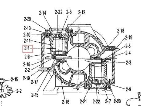 Запчасть DAIKIN 0962223 SHAFT. GATE ROTOR ZH7SLFYE