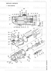 Запчасть DAIKIN 1013441 BEARING 7311BEP+6311 ZH7LL