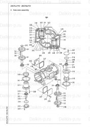 Запчасть DAIKIN 1013441 BEARING 7311BEP+6311 ZH7LL