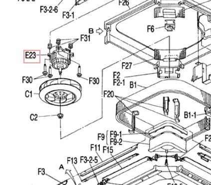 Запчасть DAIKIN 108704J AC FAN MOTOR 230V -45W 45R-23 FUY71F