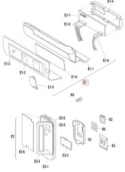 Запчасть DAIKIN 111513J INFRARED RECEIVER BRC7C5610W