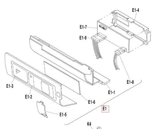 Запчасть DAIKIN 111513J INFRARED RECEIVER BRC7C5610W