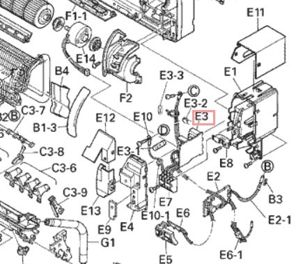 Запчасть DAIKIN 1190463 P.C.B. EX469-2 FTY60GA