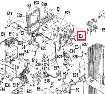 Запчасть DAIKIN 1239096 P.C.B. 2P056196-5 RMX140J